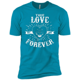 T-Shirts Turquoise / YXS True Love Forever Black Boys Premium T-Shirt
