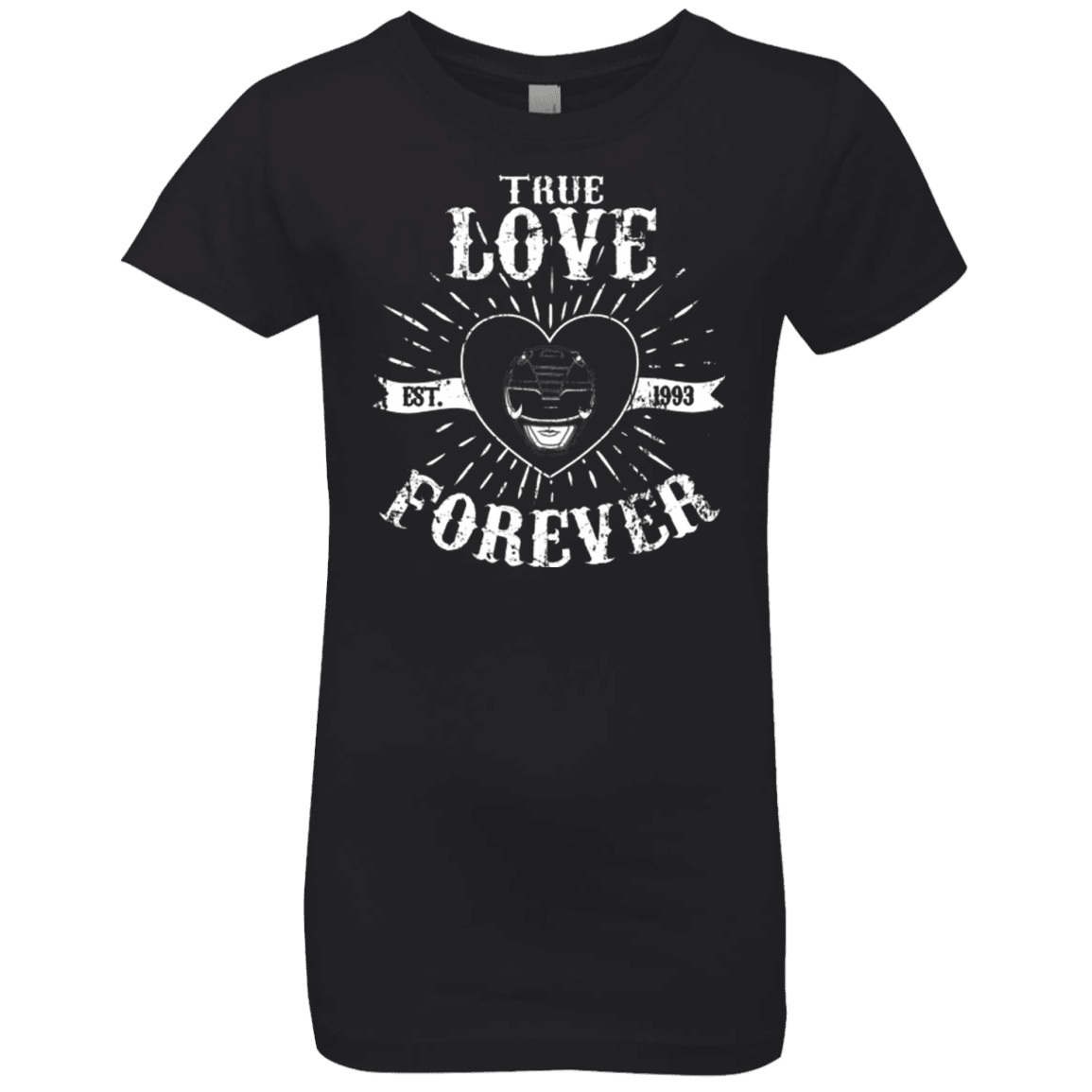 T-Shirts Black / YXS True Love Forever Black Girls Premium T-Shirt