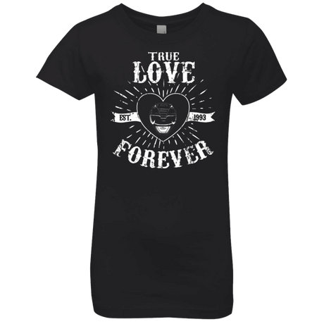T-Shirts Black / YXS True Love Forever Black Girls Premium T-Shirt