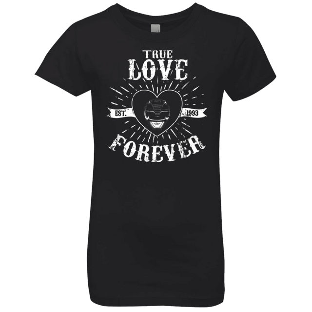 T-Shirts Black / YXS True Love Forever Black Girls Premium T-Shirt