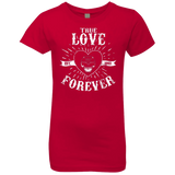 T-Shirts Red / YXS True Love Forever Black Girls Premium T-Shirt