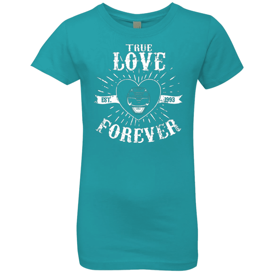T-Shirts Tahiti Blue / YXS True Love Forever Black Girls Premium T-Shirt