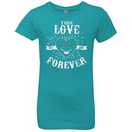 T-Shirts Tahiti Blue / YXS True Love Forever Black Girls Premium T-Shirt