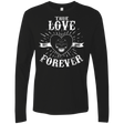 T-Shirts Black / Small True Love Forever Black Men's Premium Long Sleeve