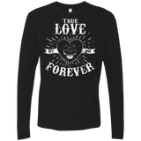 T-Shirts Black / Small True Love Forever Black Men's Premium Long Sleeve