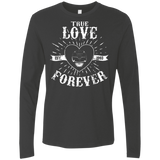 T-Shirts Heavy Metal / Small True Love Forever Black Men's Premium Long Sleeve