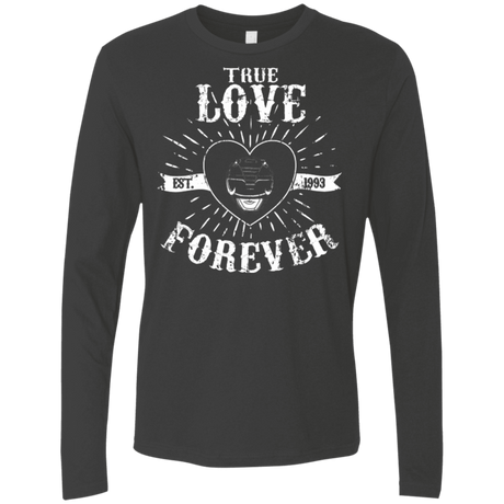 T-Shirts Heavy Metal / Small True Love Forever Black Men's Premium Long Sleeve