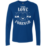 T-Shirts Royal / Small True Love Forever Black Men's Premium Long Sleeve