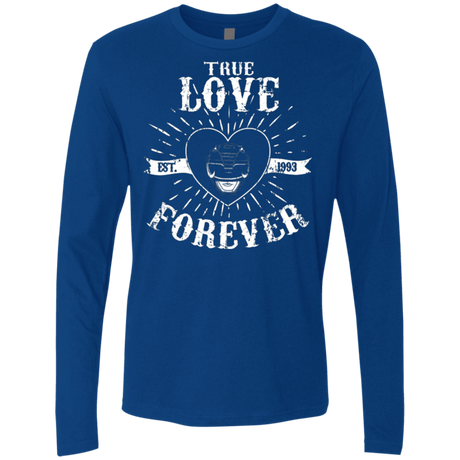 T-Shirts Royal / Small True Love Forever Black Men's Premium Long Sleeve