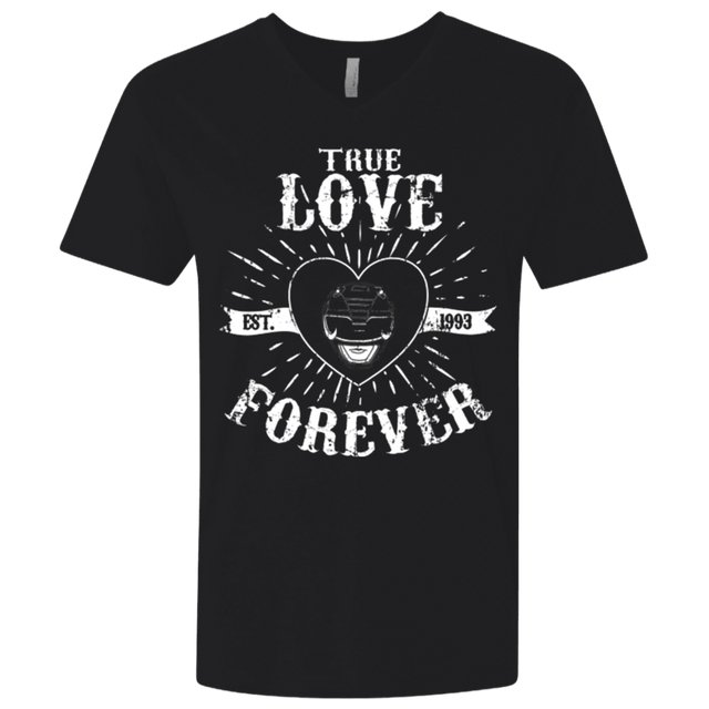 T-Shirts Black / X-Small True Love Forever Black Men's Premium V-Neck