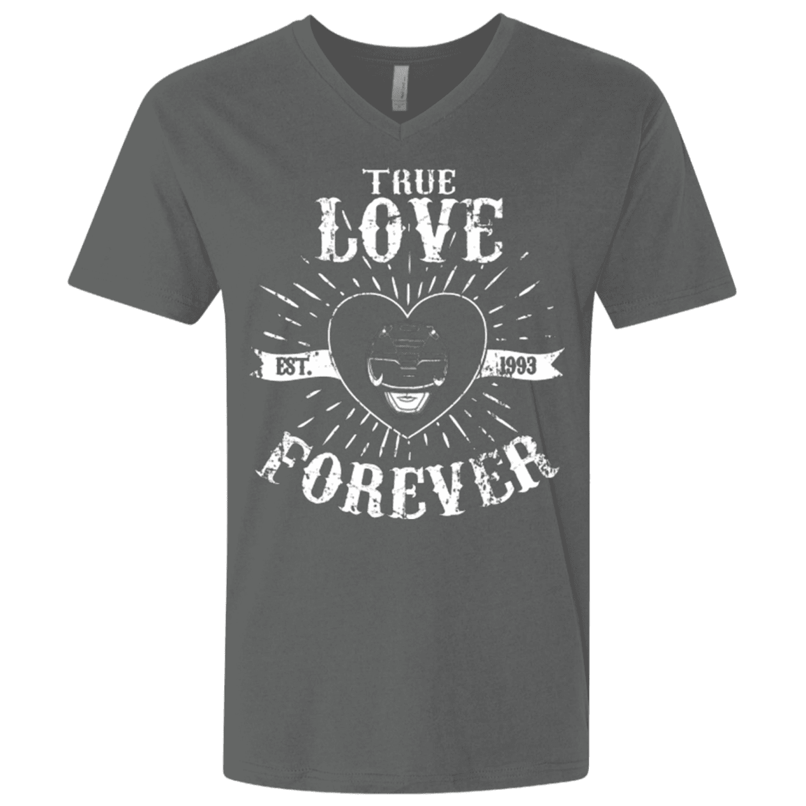 T-Shirts Heavy Metal / X-Small True Love Forever Black Men's Premium V-Neck