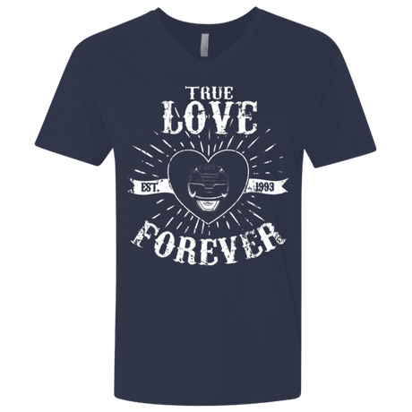 T-Shirts Midnight Navy / X-Small True Love Forever Black Men's Premium V-Neck