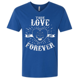 T-Shirts Royal / X-Small True Love Forever Black Men's Premium V-Neck