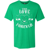 T-Shirts Envy / Small True Love Forever Black Men's Triblend T-Shirt