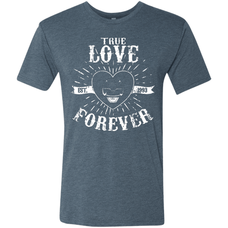 T-Shirts Indigo / Small True Love Forever Black Men's Triblend T-Shirt