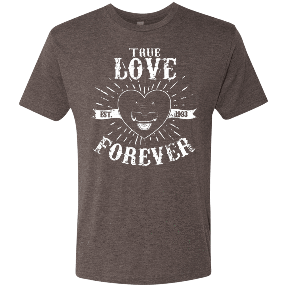 T-Shirts Macchiato / Small True Love Forever Black Men's Triblend T-Shirt