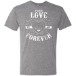 T-Shirts Premium Heather / Small True Love Forever Black Men's Triblend T-Shirt
