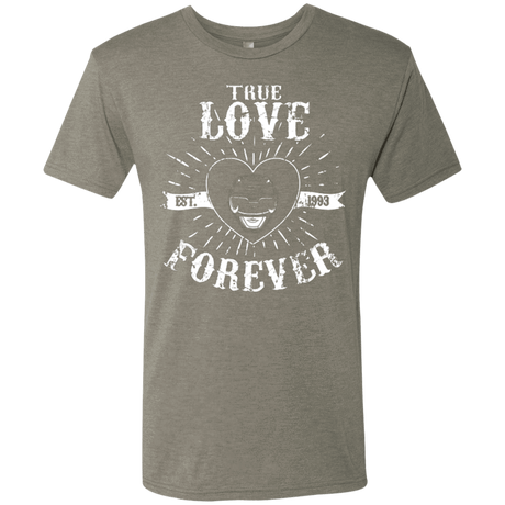 T-Shirts Venetian Grey / Small True Love Forever Black Men's Triblend T-Shirt