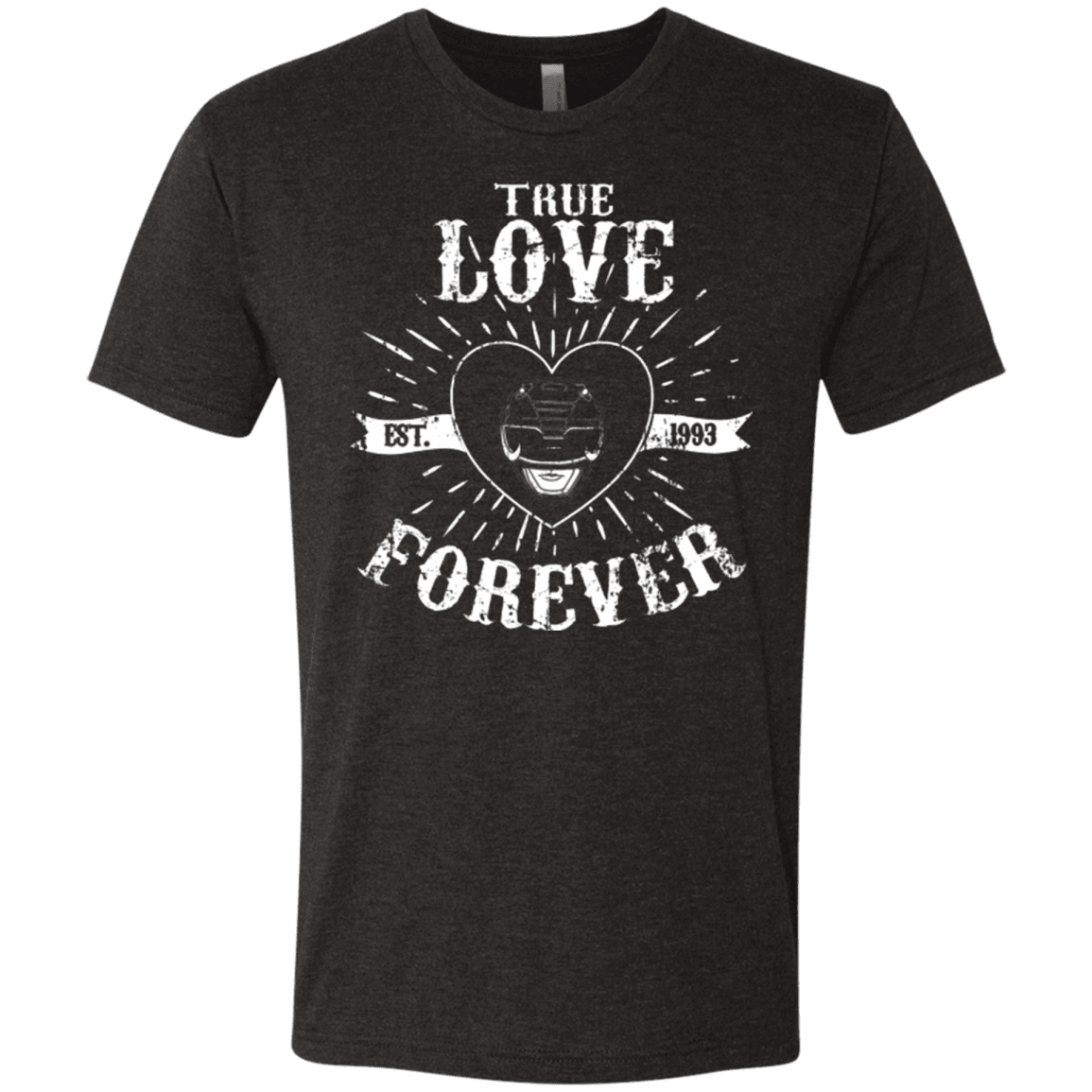 T-Shirts Vintage Black / Small True Love Forever Black Men's Triblend T-Shirt