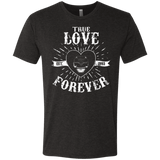 T-Shirts Vintage Black / Small True Love Forever Black Men's Triblend T-Shirt