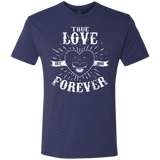 T-Shirts Vintage Navy / Small True Love Forever Black Men's Triblend T-Shirt