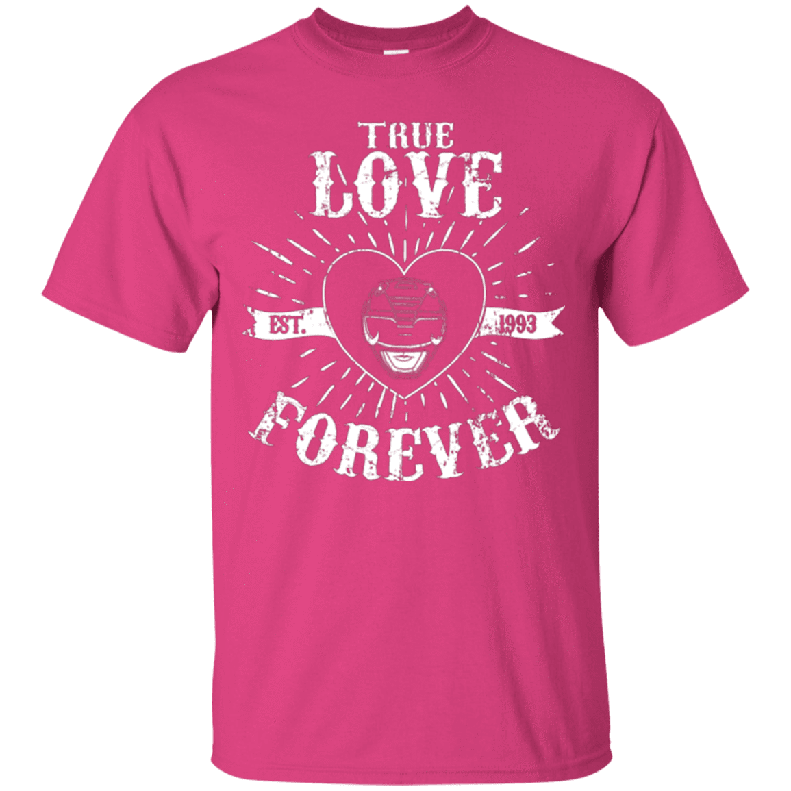 T-Shirts Heliconia / Small True Love Forever Black T-Shirt