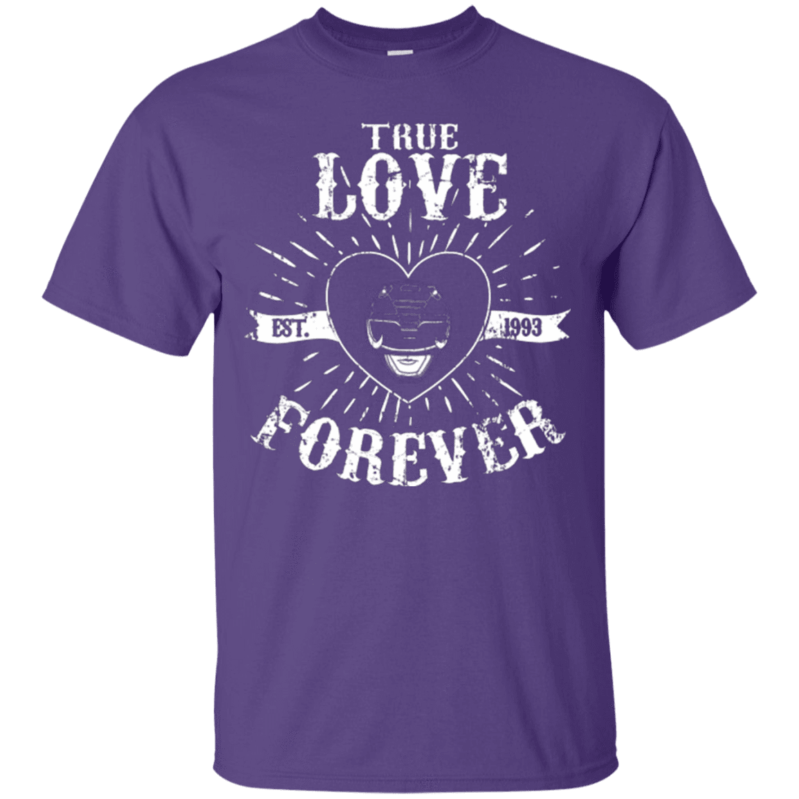 T-Shirts Purple / Small True Love Forever Black T-Shirt