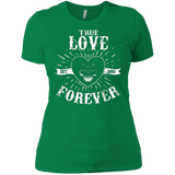 T-Shirts Kelly Green / X-Small True Love Forever Black Women's Premium T-Shirt