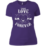 T-Shirts Purple / X-Small True Love Forever Black Women's Premium T-Shirt