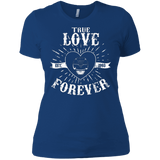 T-Shirts Royal / X-Small True Love Forever Black Women's Premium T-Shirt