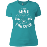 T-Shirts Tahiti Blue / X-Small True Love Forever Black Women's Premium T-Shirt