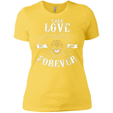 T-Shirts Vibrant Yellow / X-Small True Love Forever Black Women's Premium T-Shirt