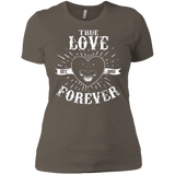 T-Shirts Warm Grey / X-Small True Love Forever Black Women's Premium T-Shirt