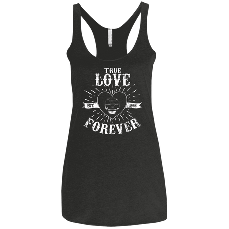 T-Shirts Vintage Black / X-Small True Love Forever Black Women's Triblend Racerback Tank