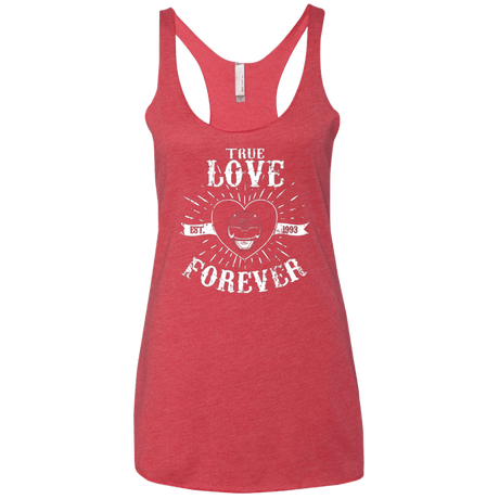 T-Shirts Vintage Red / X-Small True Love Forever Black Women's Triblend Racerback Tank