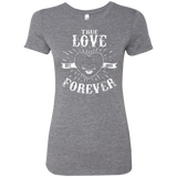 T-Shirts Premium Heather / Small True Love Forever Black Women's Triblend T-Shirt
