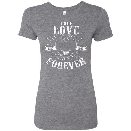 T-Shirts Premium Heather / Small True Love Forever Black Women's Triblend T-Shirt