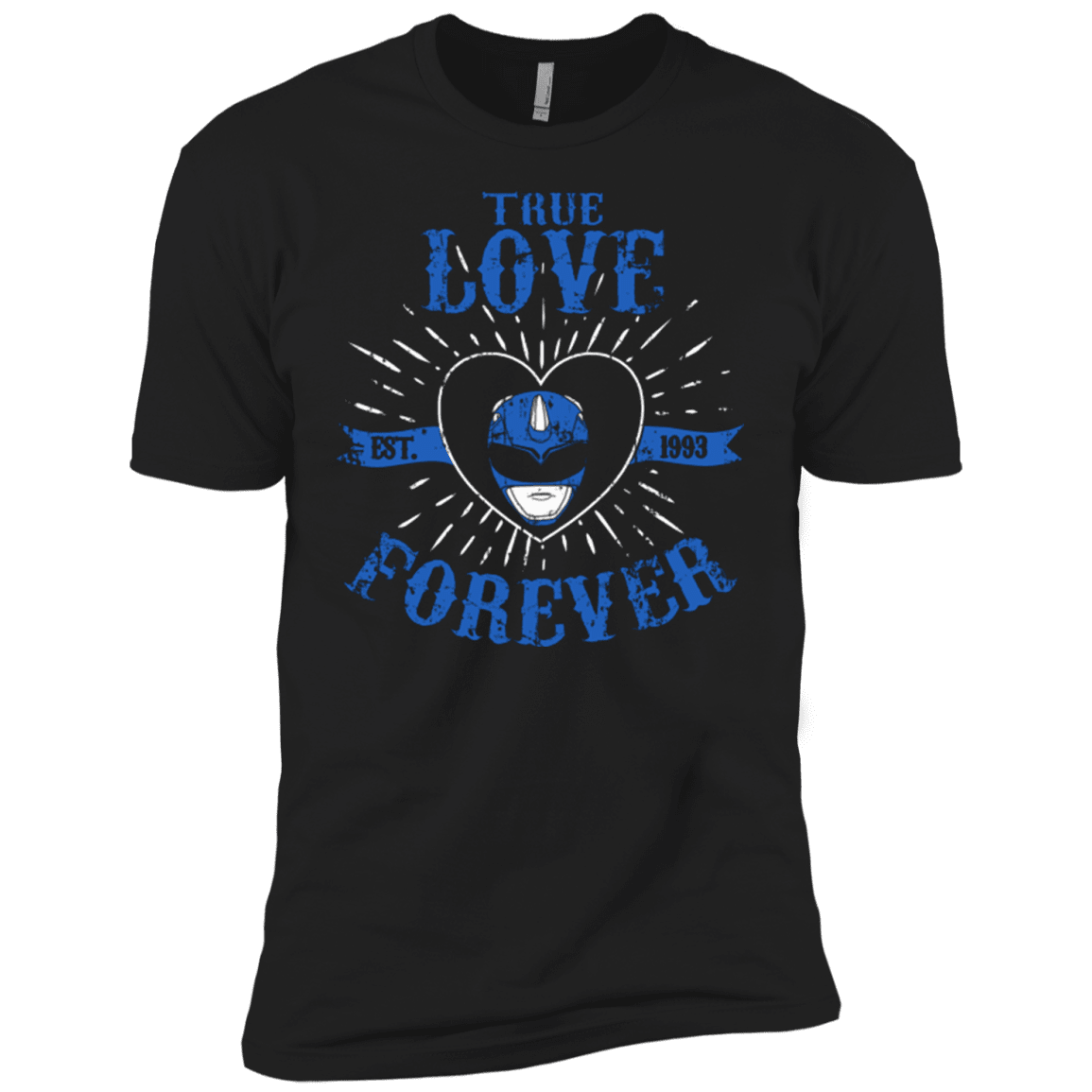 T-Shirts Black / YXS True Love Forever Blue Boys Premium T-Shirt