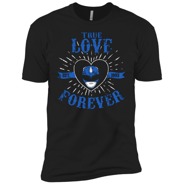T-Shirts Black / YXS True Love Forever Blue Boys Premium T-Shirt