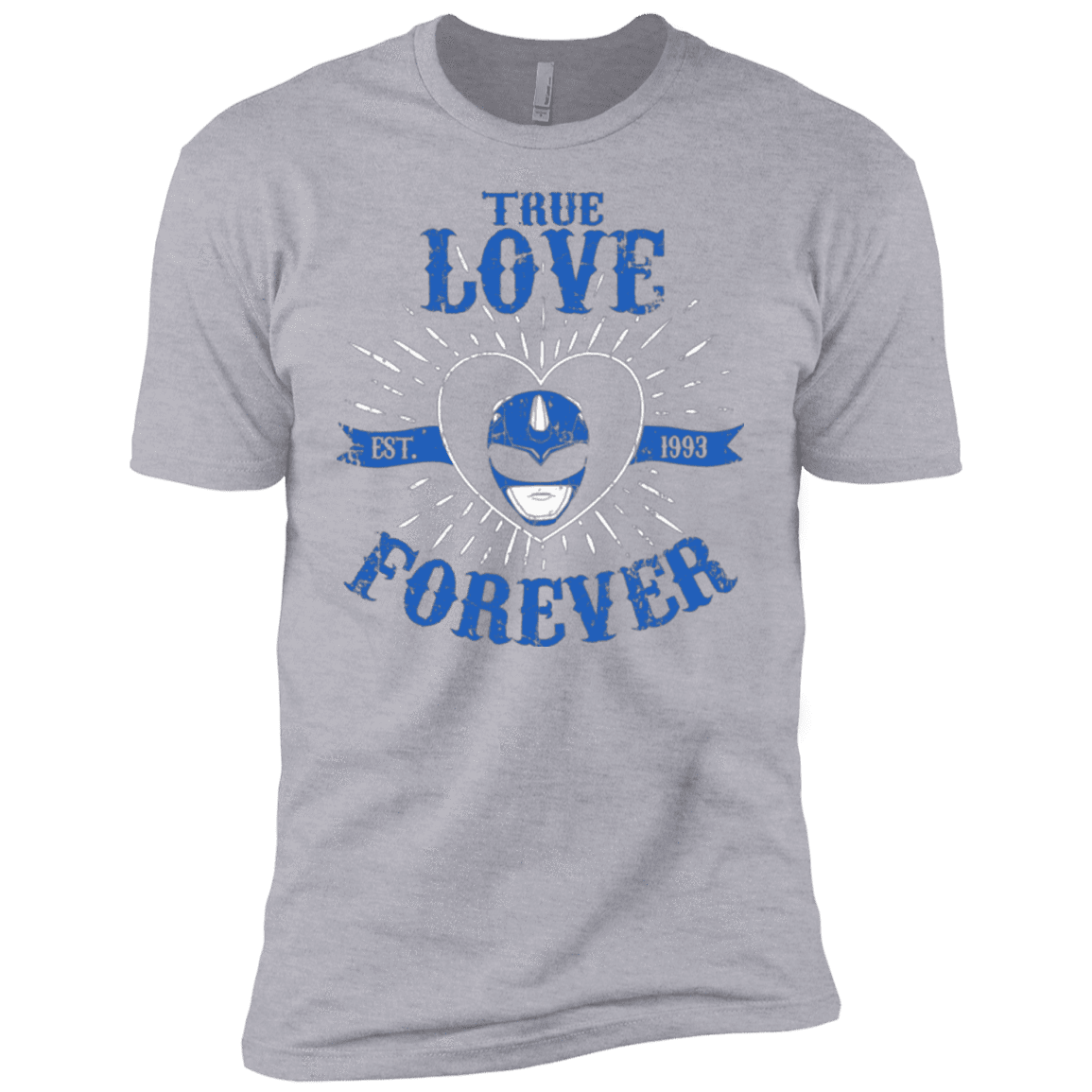 T-Shirts Heather Grey / YXS True Love Forever Blue Boys Premium T-Shirt