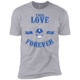 T-Shirts Heather Grey / YXS True Love Forever Blue Boys Premium T-Shirt