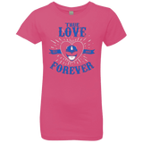 T-Shirts Hot Pink / YXS True Love Forever Blue Girls Premium T-Shirt