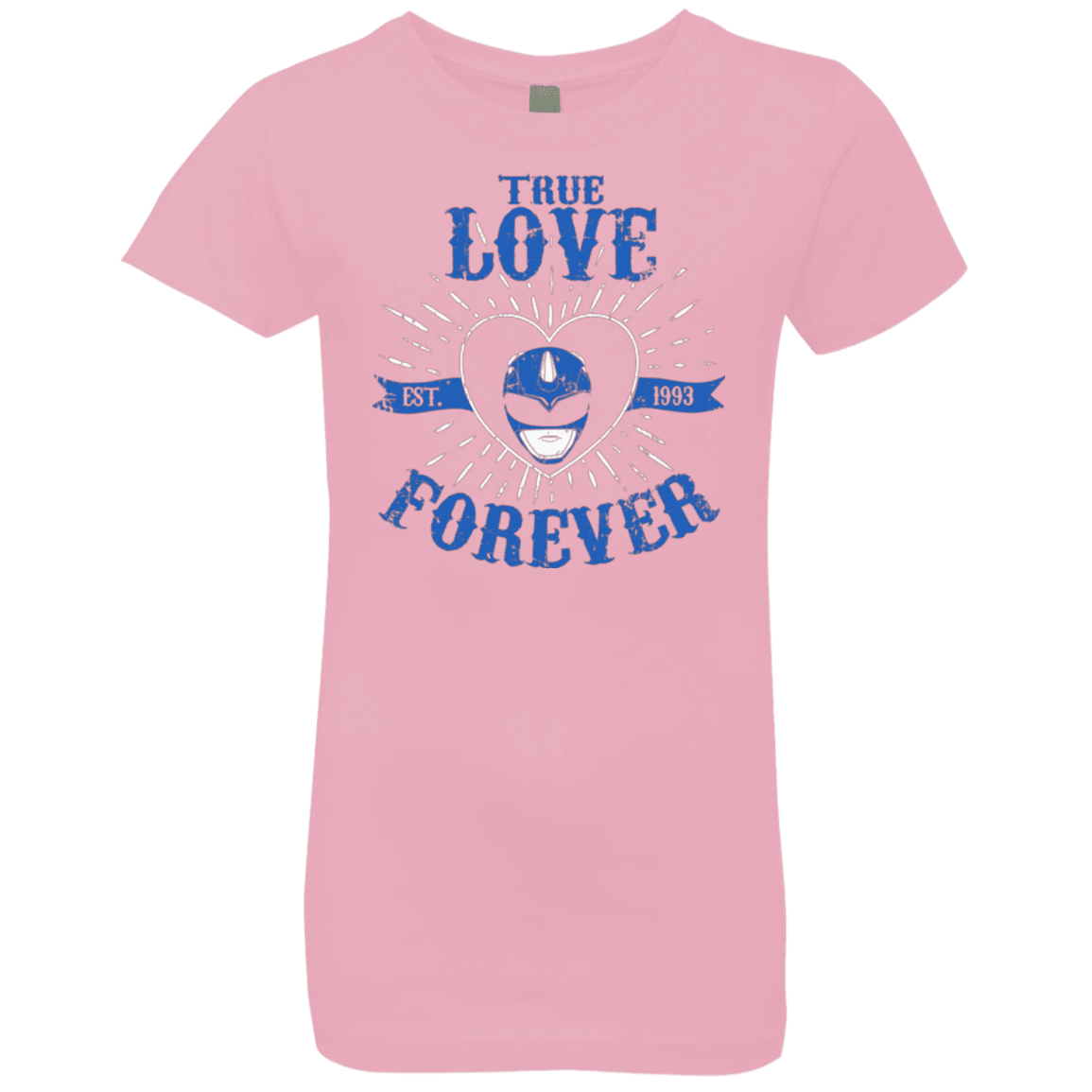 T-Shirts Light Pink / YXS True Love Forever Blue Girls Premium T-Shirt