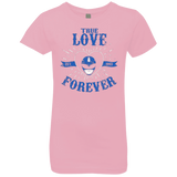 T-Shirts Light Pink / YXS True Love Forever Blue Girls Premium T-Shirt