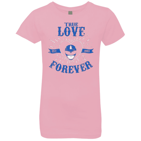 T-Shirts Light Pink / YXS True Love Forever Blue Girls Premium T-Shirt