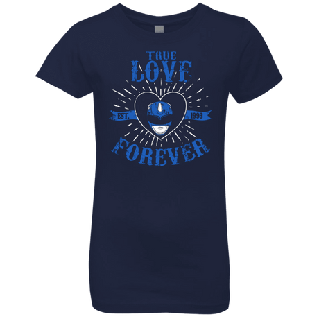 T-Shirts Midnight Navy / YXS True Love Forever Blue Girls Premium T-Shirt