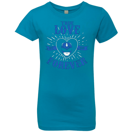 T-Shirts Turquoise / YXS True Love Forever Blue Girls Premium T-Shirt