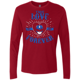 T-Shirts Cardinal / Small True Love Forever Blue Men's Premium Long Sleeve