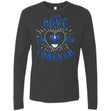 T-Shirts Heavy Metal / Small True Love Forever Blue Men's Premium Long Sleeve
