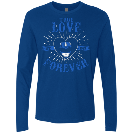 T-Shirts Royal / Small True Love Forever Blue Men's Premium Long Sleeve